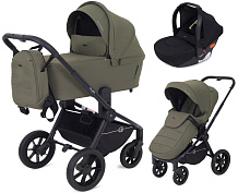 Детская коляска Rant Flex 3 в 1 RA076 с автокреслом Cruise Black Green