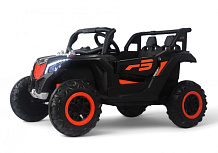 Детский электромобиль RiverToys K444AM BLACK/черный
