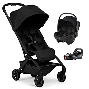 Прогулочная коляска Joolz Aer 2 и автокресло Baby-Safe Core Space Black и база Vario Base 5Z Space black