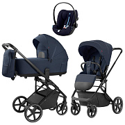 Коляска Carrello Alfa CRL-6522 2025 Cybex Cloud G i-Size Ocean Blue Plus 3 в 1 Denim Blue