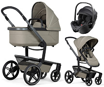 Детская коляска 3 в 1 Joolz Day 5 и автокресло Britax Roemer Baby-Safe Pro Classic Deep Black Sage Green