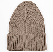 Шапочка вязаная AmaroBaby Pure Love Tot, демисезонная коричневый 46