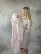 Плед НаследникЪ Выжанова Мамина любовь р. 95х95  НВ-МТ-006 розовый