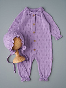 Комплект 2 пр. Little Star комбинезон чепчик 80375 орхидея 56