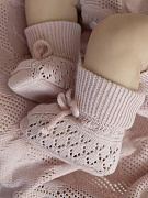 Носки вязаные НаследникЪ Выжанова НВ-МТ-074 ЧЗ пудра