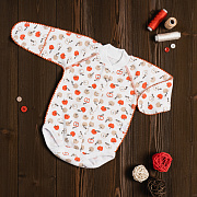 Боди Vikalex Яблочки длинный рукав 62