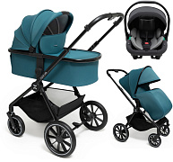 Коляска Agex Life 3 в 1 с автокреслом i-Team ATG519 Grey ALG528 Green (Зеленый)