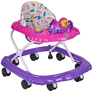 Детские ходунки Indigo Львенок розовый-фиолетовый