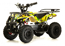 Детский электроквадроцикл RiverToys ANRI желтый камуфляж