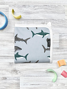 Двусторонний плед Mjolk Акулы 120х85 см