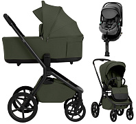 Коляска 3 в 1 Sweet Baby SBL Orso New + автокресло Premier Plus Grey New Dark Green