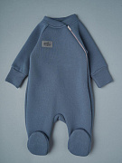 Комбинезон Little Star со стойкой футер c начёсом 0214 (ЧЗ-мз) индиго 74