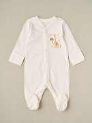 Комбинезон на кнопках Little Star Сафари 2 шт 30032 (ЧЗ-мз) крем 62