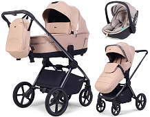 Детская коляска Rant Falcon Soft Therm 3 в 1 с автокреслом Miro Beige Beige