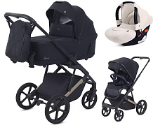 Детская коляска Rant Garda 3 в 1 с автокреслом Cruise Beige Black