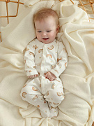 Комбинезон на кнопках Little Star Радуги 30032 (ЧЗ-мз) крем 74