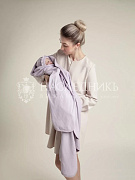 Пелёнка-плед НаследникЪ Выжанова 115х115 см НВ9018 фиалка