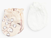 Рукавички-царапки Happy Baby 2 пары 90129 ЧЗ pink