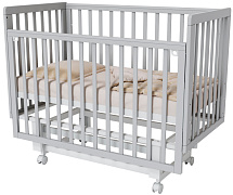 Кроватка Lunna Papi Exclusive серый белый