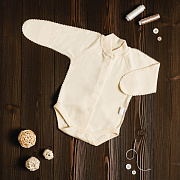 Боди Vikalex Экрю длинный рукав 50