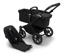 Коляска Bugaboo Donkey 5 base без капюшона 2 в 1 Black/Midnight Black