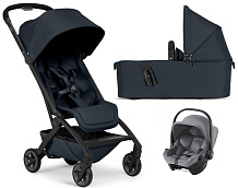 Коляска 2 в 1 Joolz Aer 2 и автокресло Baby-Safe Core Frost Grey Dark navy blue