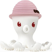 Прорезыватель Mombella Осьминог, силиконовый розовый