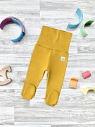 Ползунки Mjolk Горчичный желтый на широком поясе 62