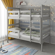 Подростковая двухъярусная кровать Pituso Hanna 2 New Серый