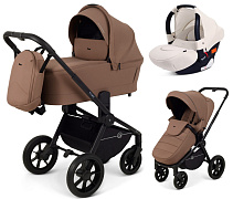 Детская коляска Rant Flex 3 в 1 RA076 с автокреслом Cruise Beige Brownie