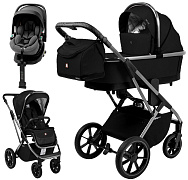 Коляска 4 в 1 Sweet Baby Rocco + автокресло Premier Plus Grey Black