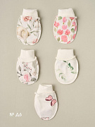 Антицарапки Little Star 5 пар 21-5 (ЧЗ-мз) №Д6, интерлок крем 62