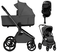 Коляска 3 в 1 Sweet Baby SBL Orso New + автокресло Premier Plus Black New Dark Grey