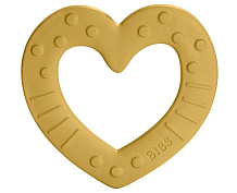 Прорезыватель Bibs Baby Bitie Heart 3100254 Mustard