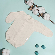 Боди Vikalex Ажур экрю длинный рукав 46