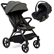 Прогулочная коляска Peppy Vigo с автокреслом Jet Black Antrazit антрацит