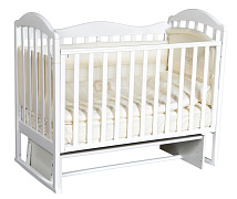 Детская кроватка Кедр Emily 6 (маятник универсальный) белый