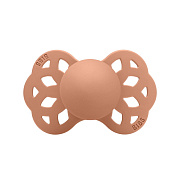 Пустышка силиконовая Bibs Infinity Symmetrical, 0+ 441246 Peach