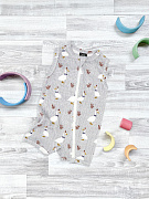 Песочник без рукавов Mjolk Sleep and Play Гуси 62