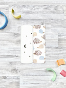 Пелёнки Mjolk трикотажные 2 шт 120х85 см Ёжики на экрю/Ночное небо