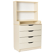 Детский пеленальный комод Bebizaro Bristol New 02 VANILLA