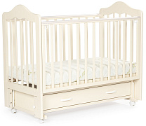 Детская кроватка Bebizaro Fillmore маятник универсальный c ящиком BZFEMYA/02/VANILLA