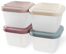 Набор силиконовых контейнеров edda для детского питания 4 шт. SSC-01001 Мультиколор