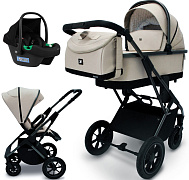 Коляска 3 в 1 Sweet Baby Ricci Air + автокресло Elegante Plus Capuccino (Air)