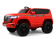 Детский электромобиль RiverToys Toyota Land Cruiser 300 L999LL красный