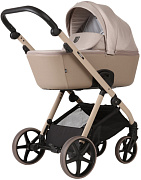 Детская коляска Adamex Vivo Natura 2 в 1 V04-CAPPUCCINO (БЕЖ. КОЖА)
