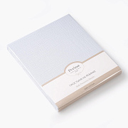 Простыня Perina Muslin на резинке ПР-М.120 голубая пастель