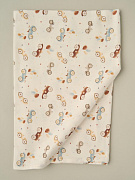 Пеленка Little Star фланелевая 115х90 614021 (ЧЗ-мз) машинки на креме