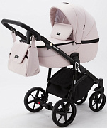 Детская коляска Adamex Bibione 3 в 1 BI-PS26 (СВ.РОЗОВ+СВ.РОЗОВ.КОЖА)