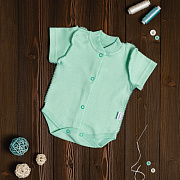 Боди Vikalex Мятный короткий рукав 50